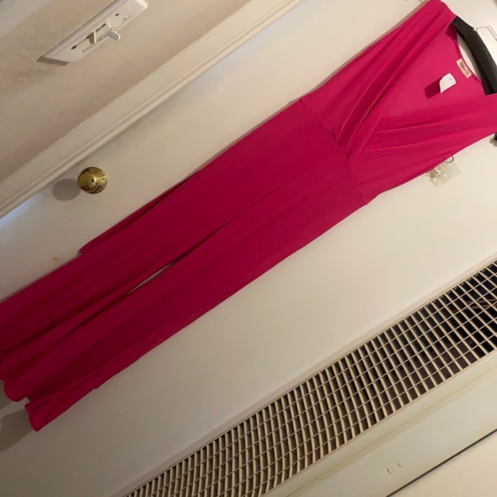 Sexy pink jumpsuit